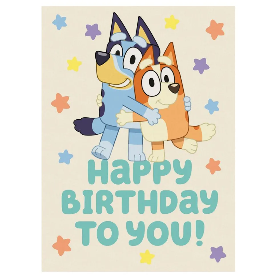 Bursdagskort Bluey