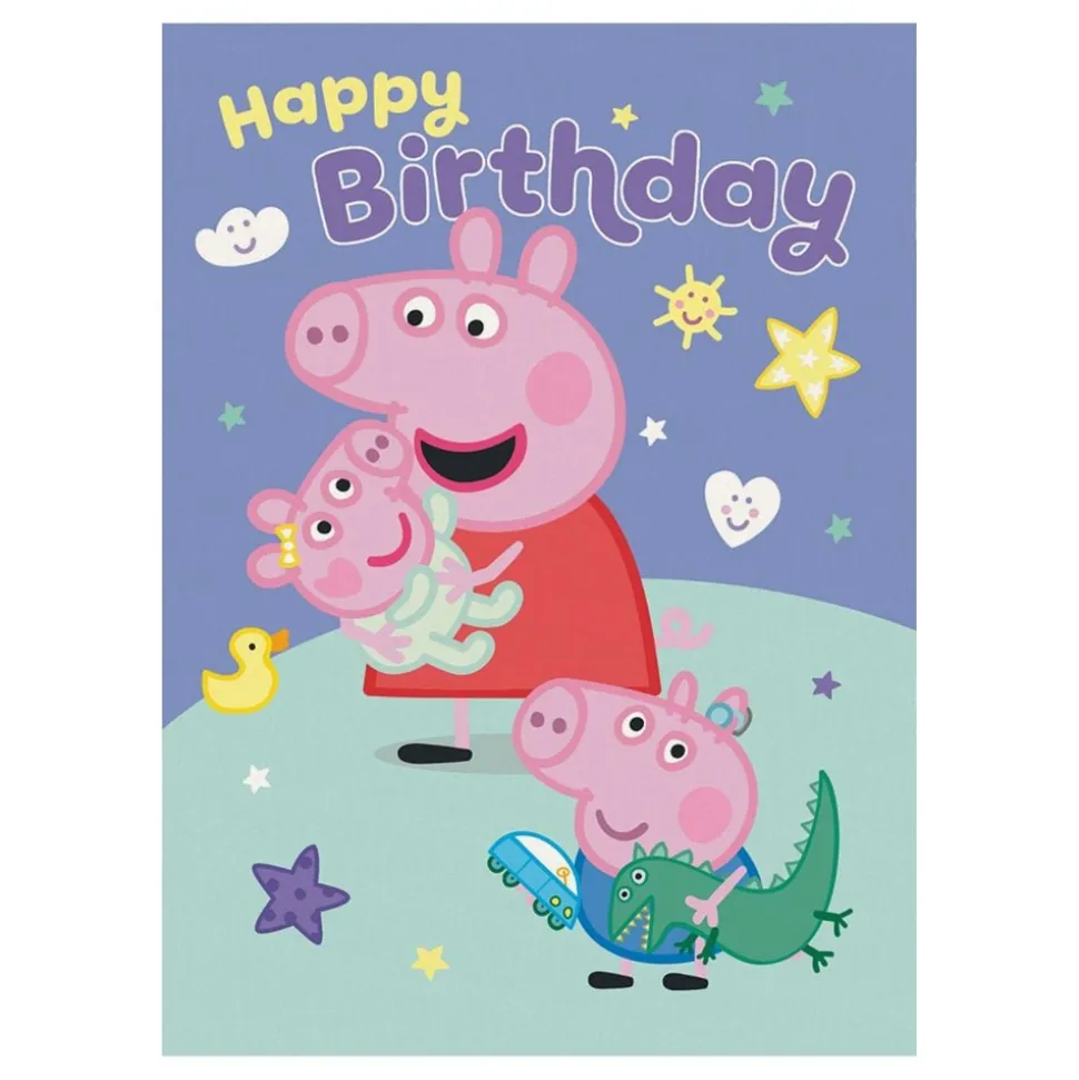 Bursdagskort Peppa Gris