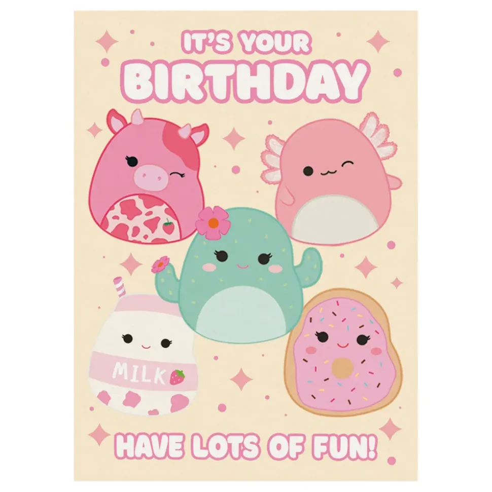 Bursdagskort Squishmallows