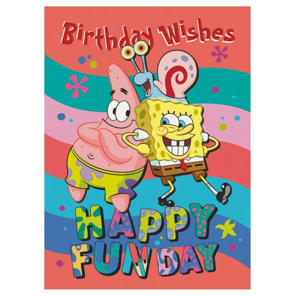 Bursdagskort SvampeBob Firkant