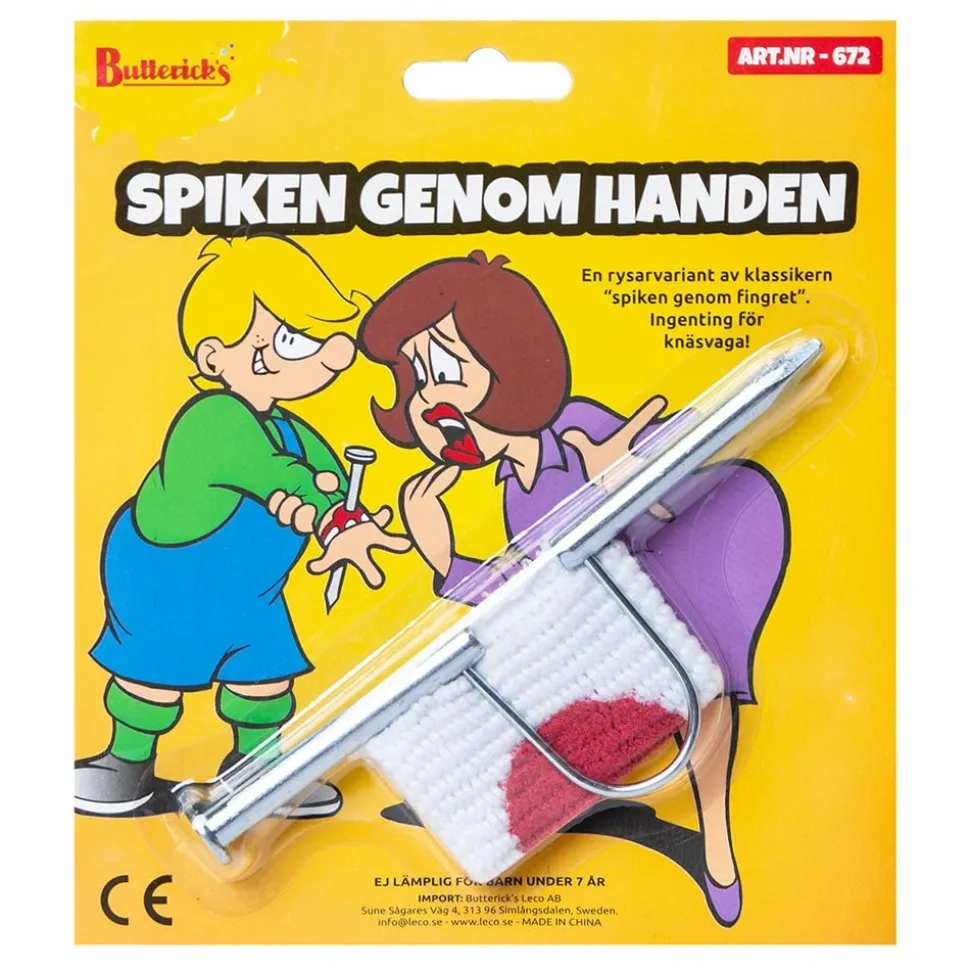 Butterick's Spik Gjennom Hånden Spøkegjenstand