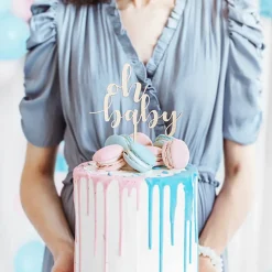 Cake Topper Oh Baby Tre