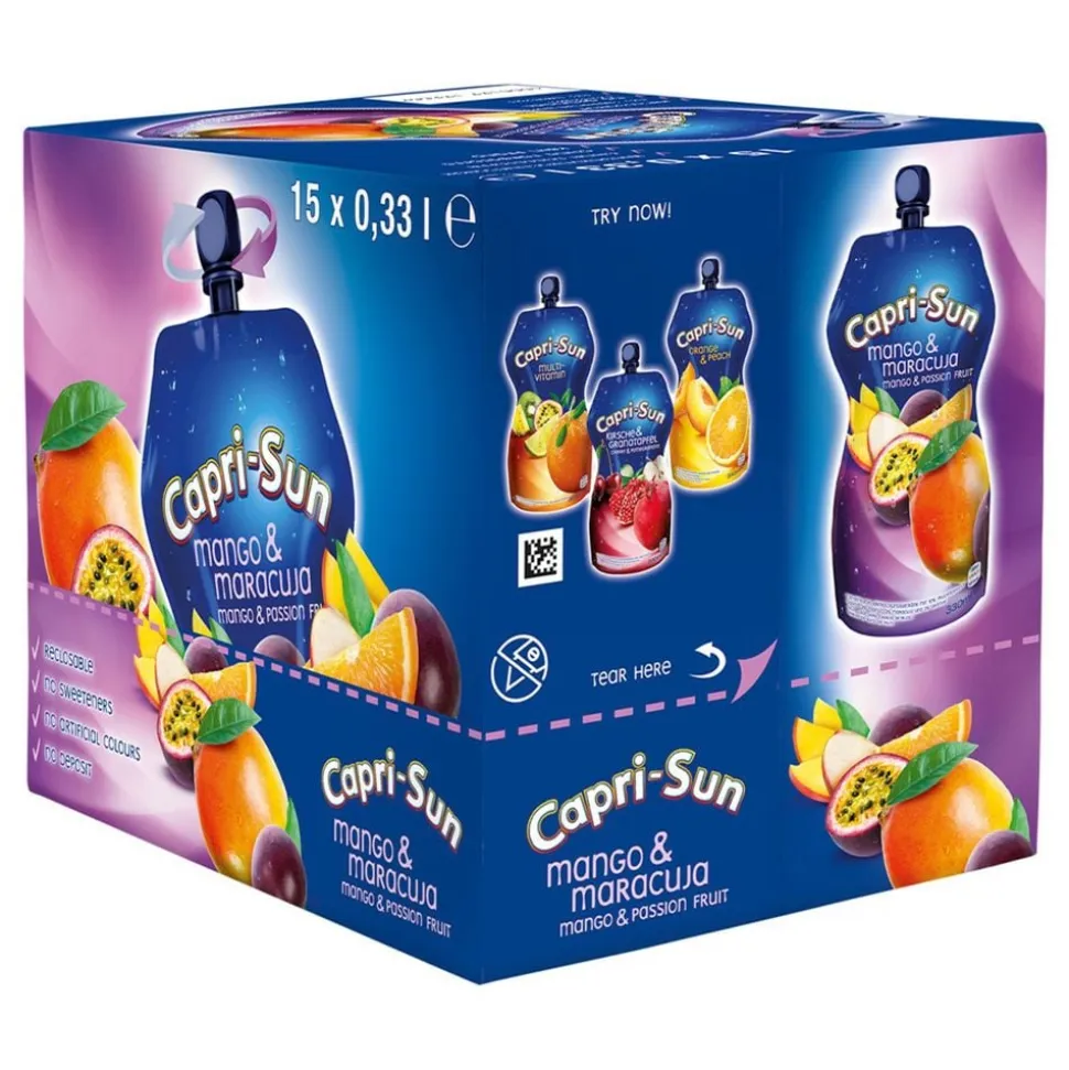 Capri-Sun Mango & Pasjonsfrukt Storpakning