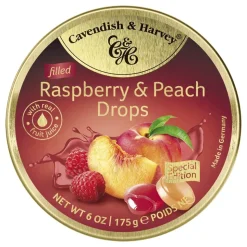 Cavendish Raspberry Peach Drops
