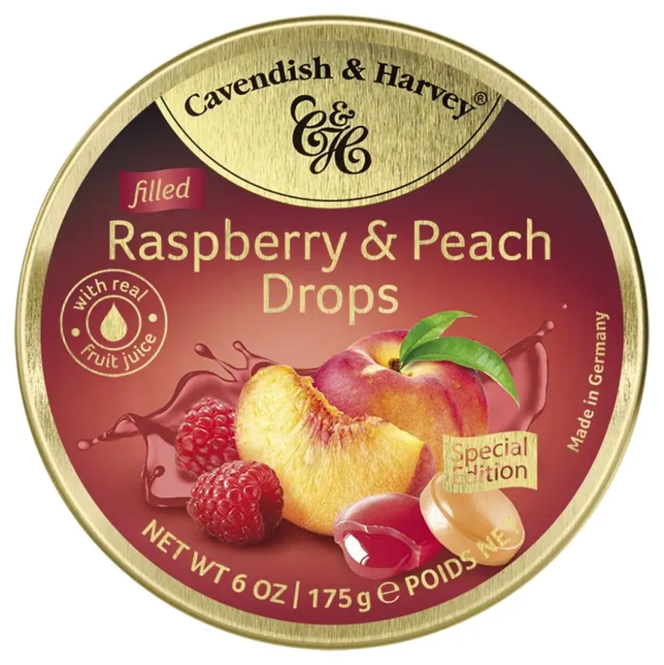 Cavendish Raspberry Peach Drops