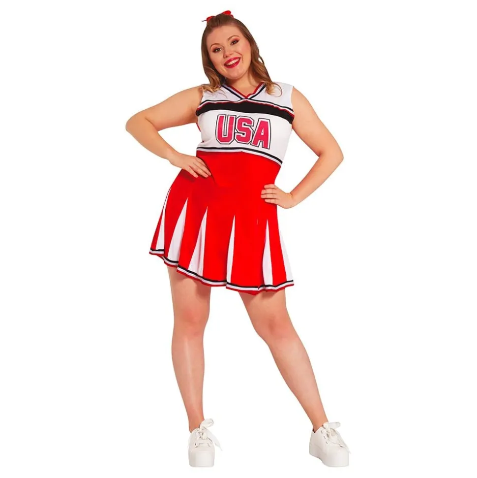 Cheerleader USA Plus-size Kostyme