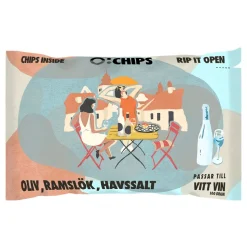 Ø-Chips Hvitvin Oliven Ramsløk Havsalt