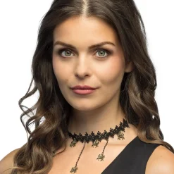 Choker Halskjede med Edderkopper