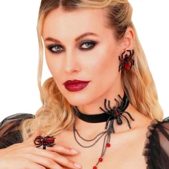 Choker Halskjede med Edderkopp