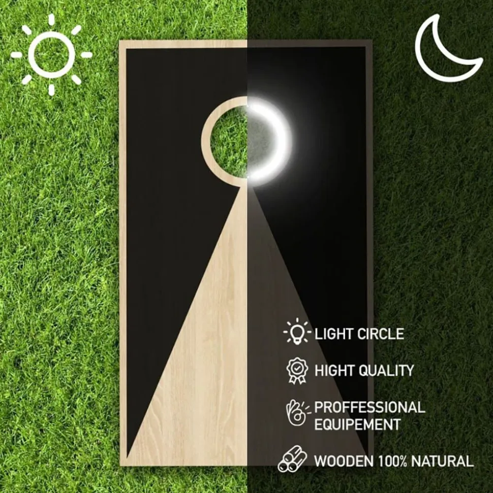 Cornhole LED Hagespill
