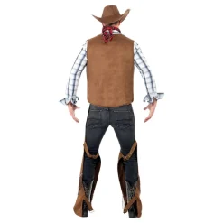 Cowboy Brun Kostyme