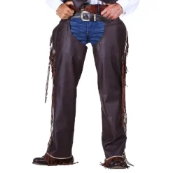 Cowboy Chaps Herre Brun Deluxe