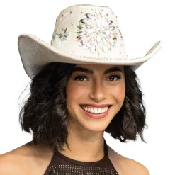 Cowboyhatt Crystal Beige
