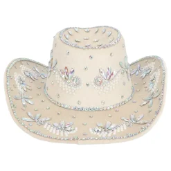 Cowboyhatt Crystal Beige