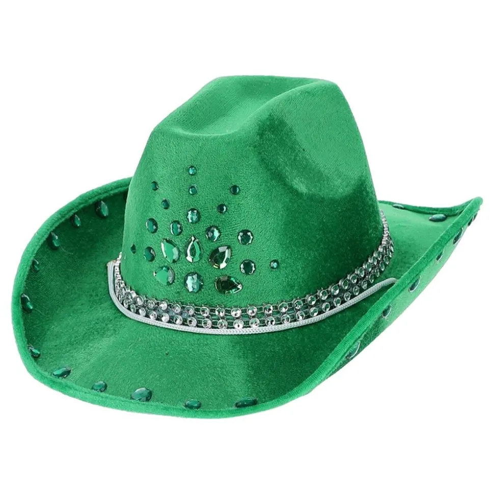 Cowboyhatt Grønn med Steiner