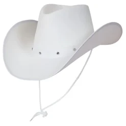 Cowboyhatt Hvit