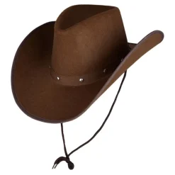 Cowboyhatt Mørkebrun