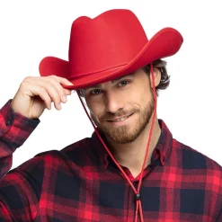 Cowboyhatt Rodeo Rød