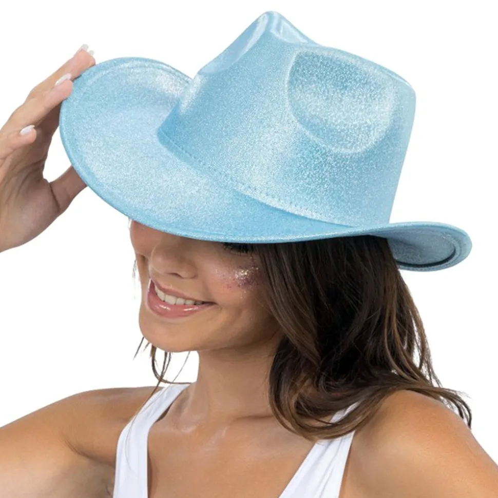 Cowboyhatt Skimrende Blå