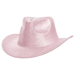 Cowboyhatt Skimrende Rosa