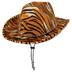 Cowboyhatt Tigermønstret