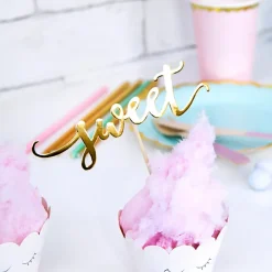 Cupcake Toppers Sweet, Love, Yum