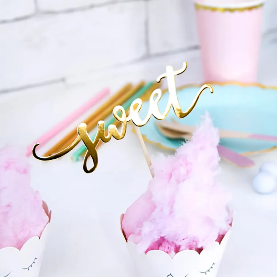 Cupcake Toppers Sweet, Love, Yum