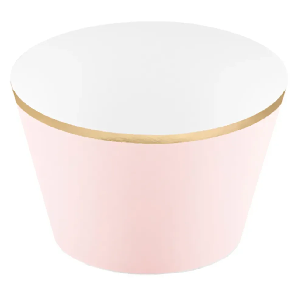 Cupcake Wrappers Rosa/Gull