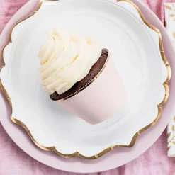 Cupcake Wrappers Rosa/Gull