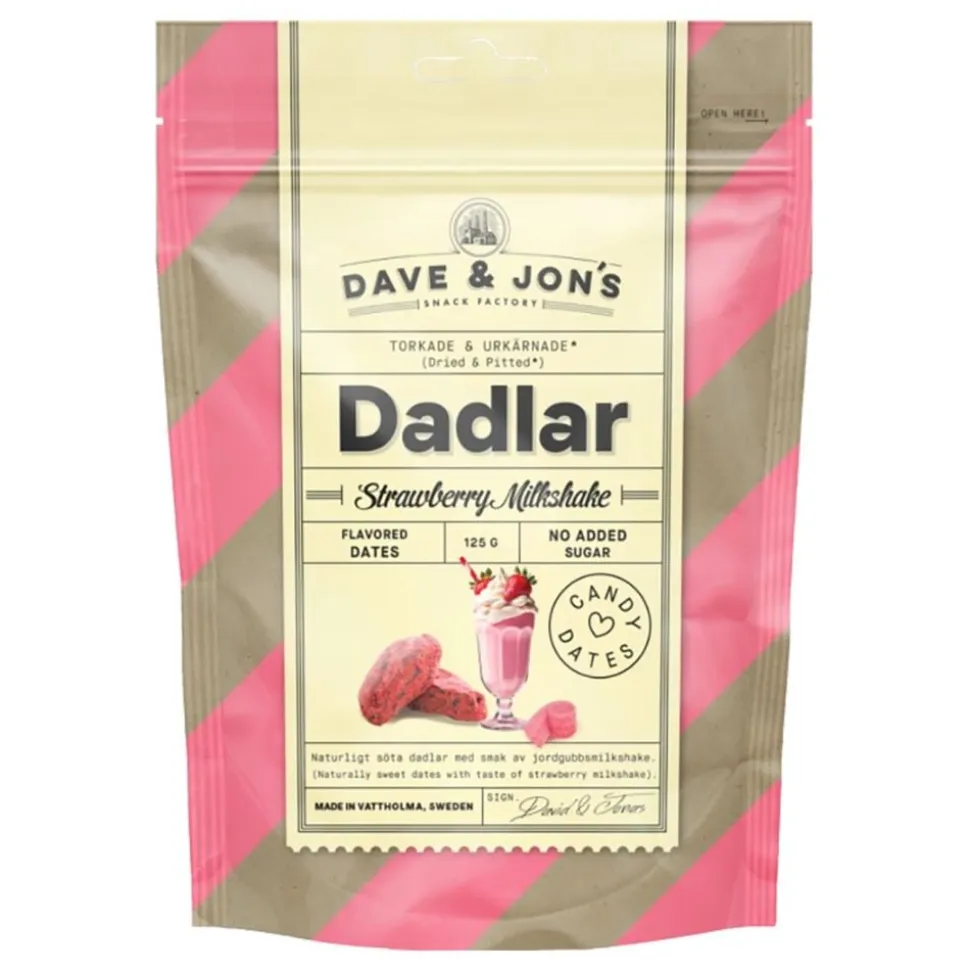 Dave & Jon's Dadler Strawberry Milkshake