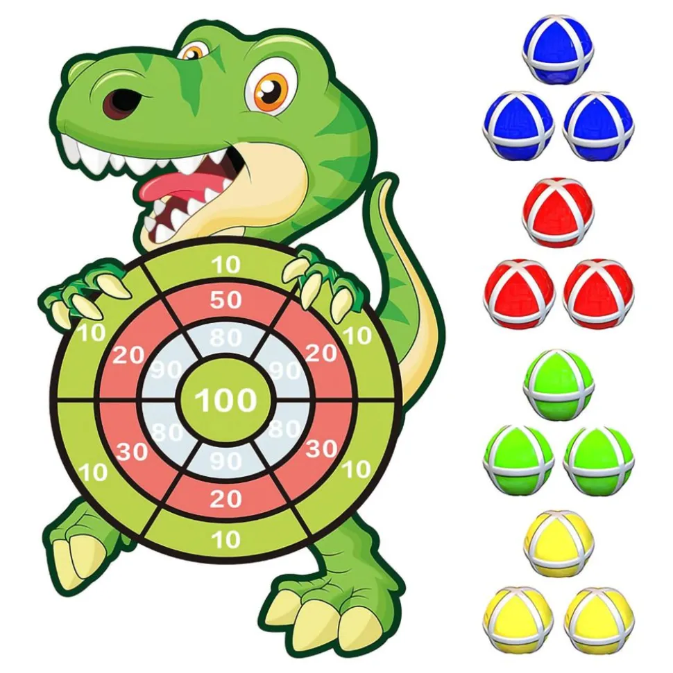 Dino Dart med Borrelåstavle