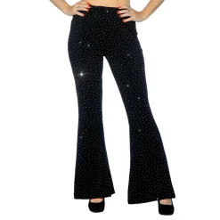 Discobukse utsvinget Glitter Svart Dame