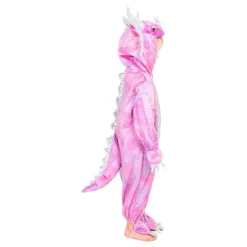 Disco Dinosaur Rosa Jumpsuit Barn Kostyme