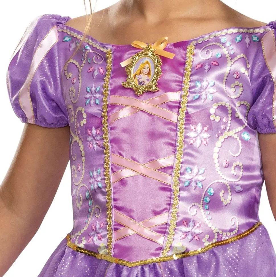 Disney Rapunzel Kjole Barn Kostyme