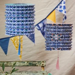 Dragelykter Blå Mosaikk