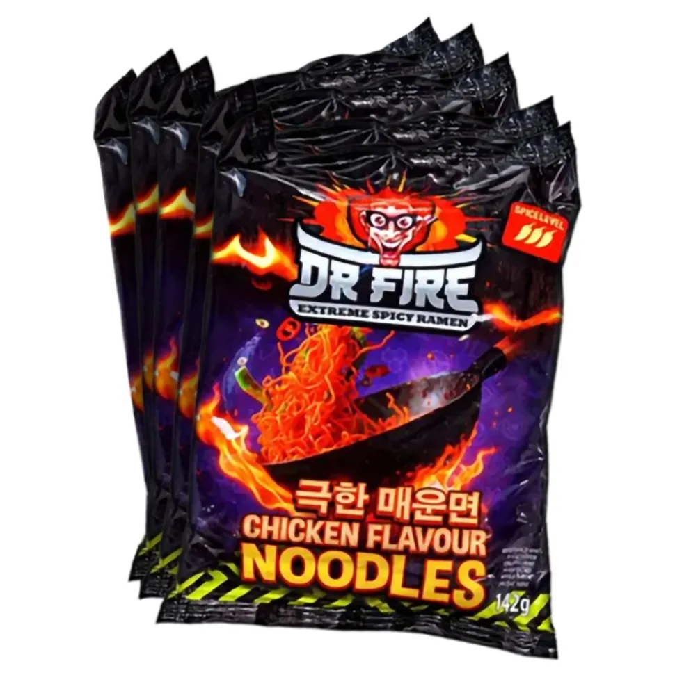 Dr Fire Extreme Spicy Ramen Chicken Flavour Noodles