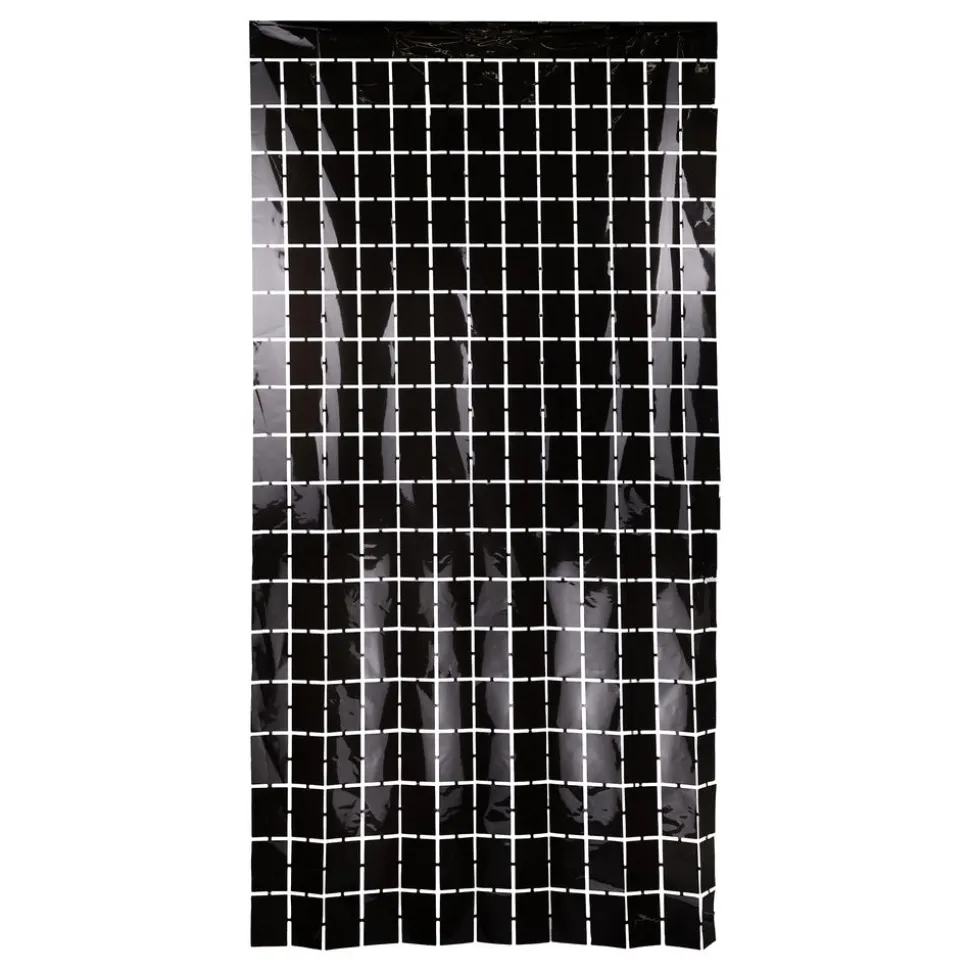 Dørforheng Plater Svart Metallic