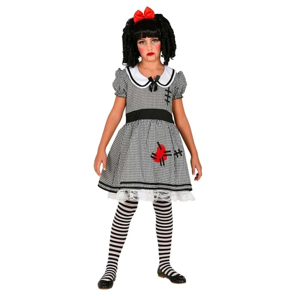 Dukke Halloween Barn Kostyme
