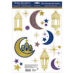 Eid Mubarak Vindusdekorasjon