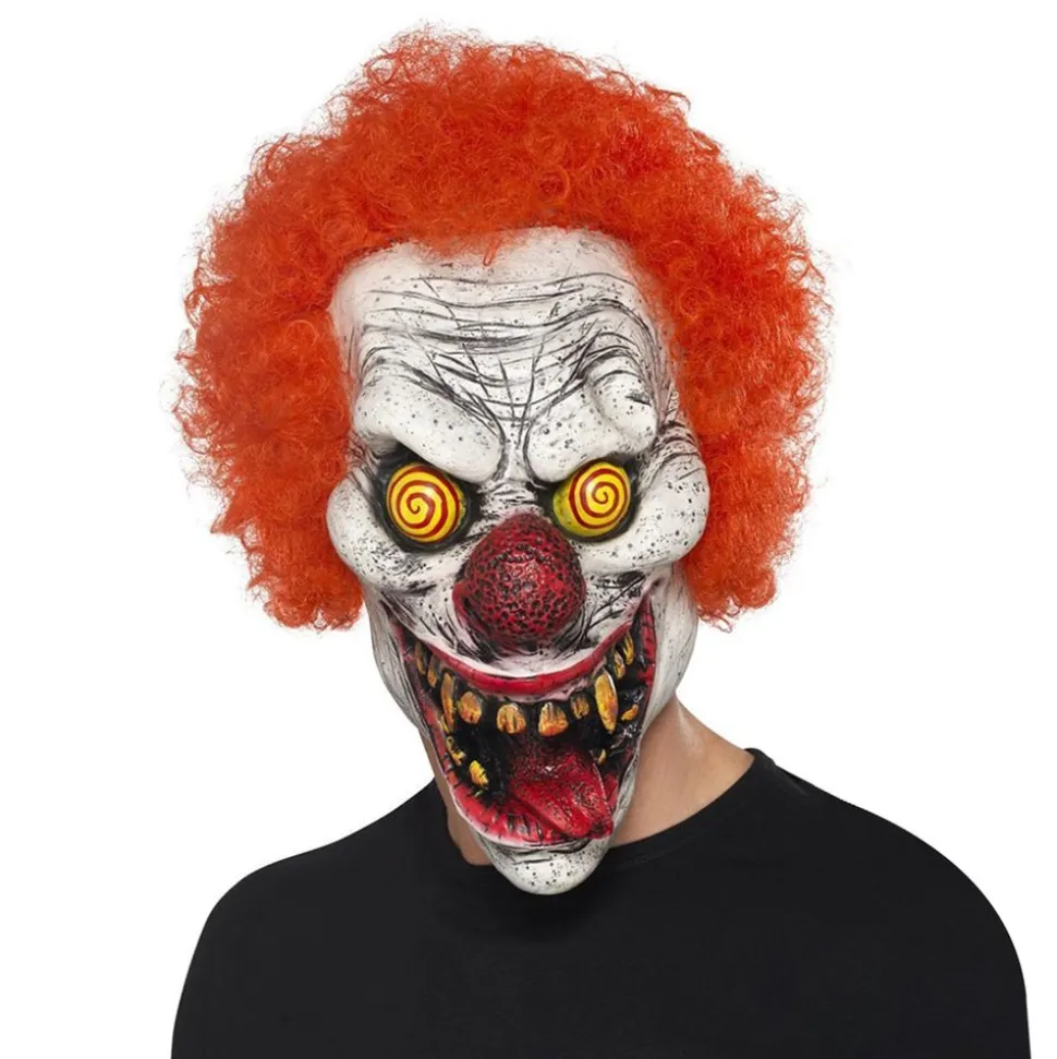 Ekkel Klovn med Hår Maske