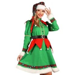 Elf Deluxe Dame Kostyme