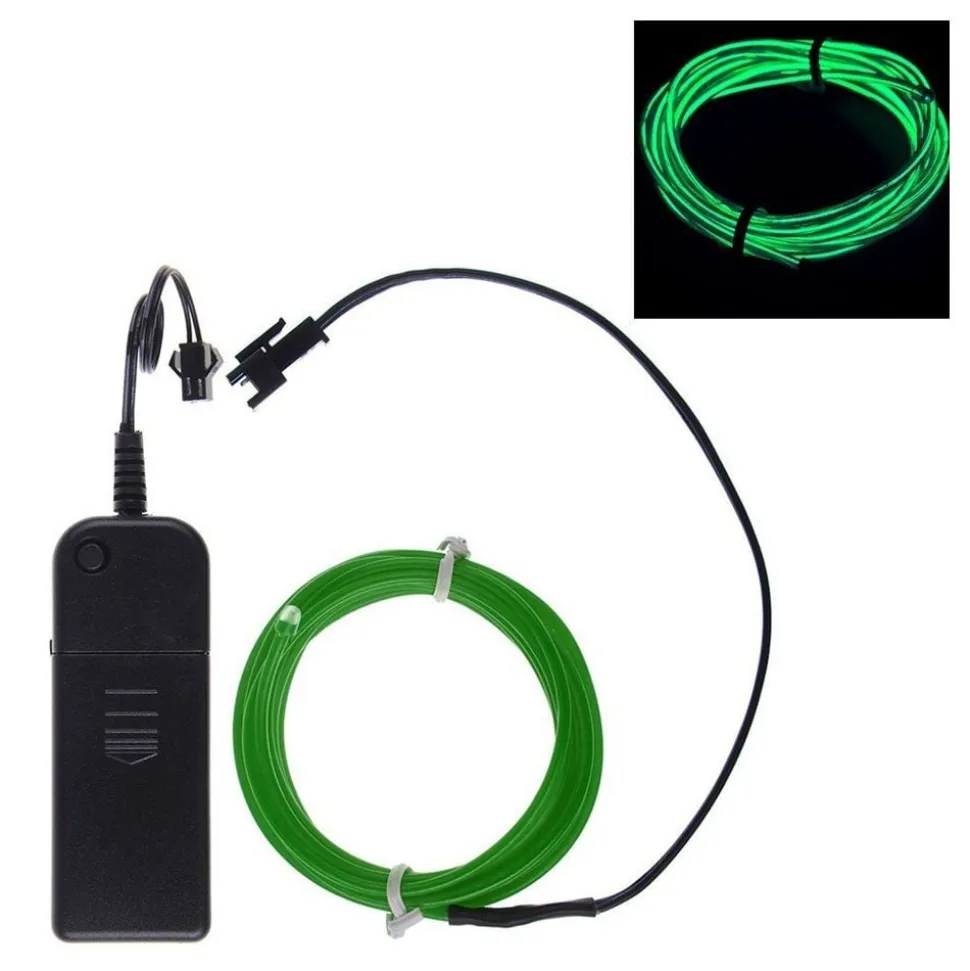 El Wire Batteridrevet LED-slynge