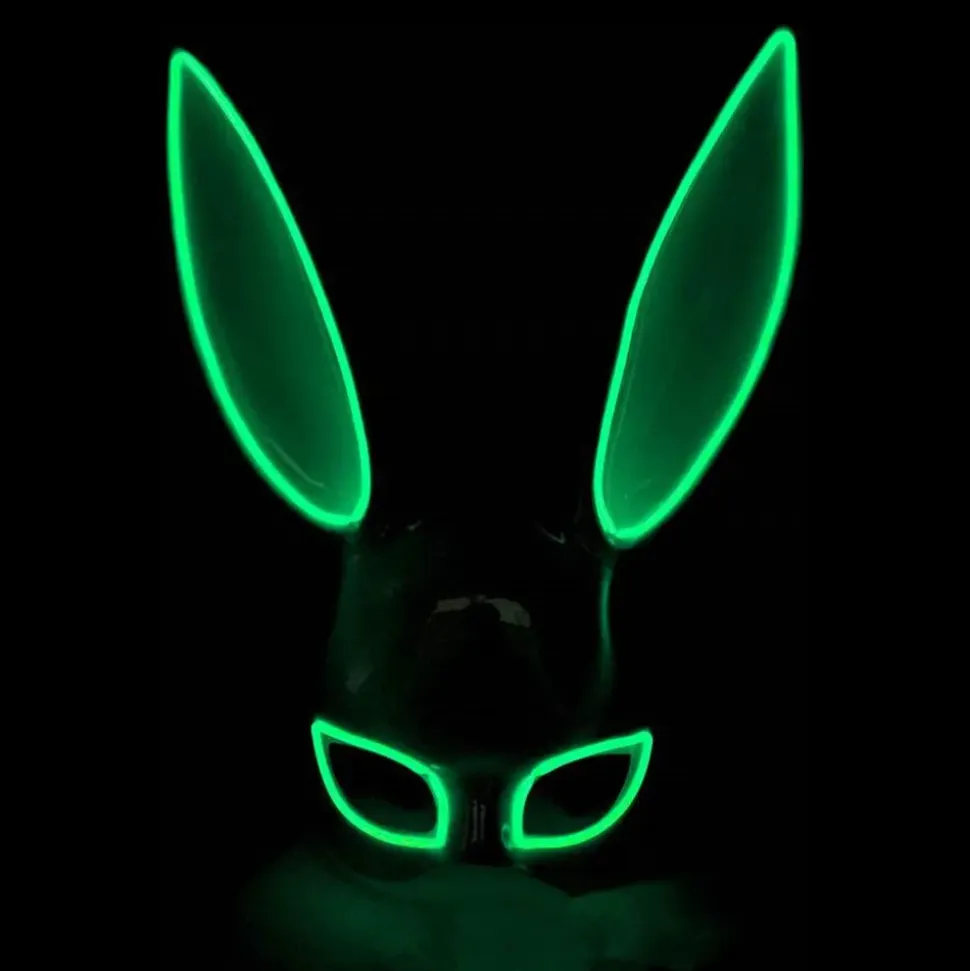 EL Wire Kanin LED Maske