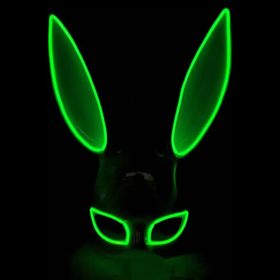 EL Wire Kanin LED Maske