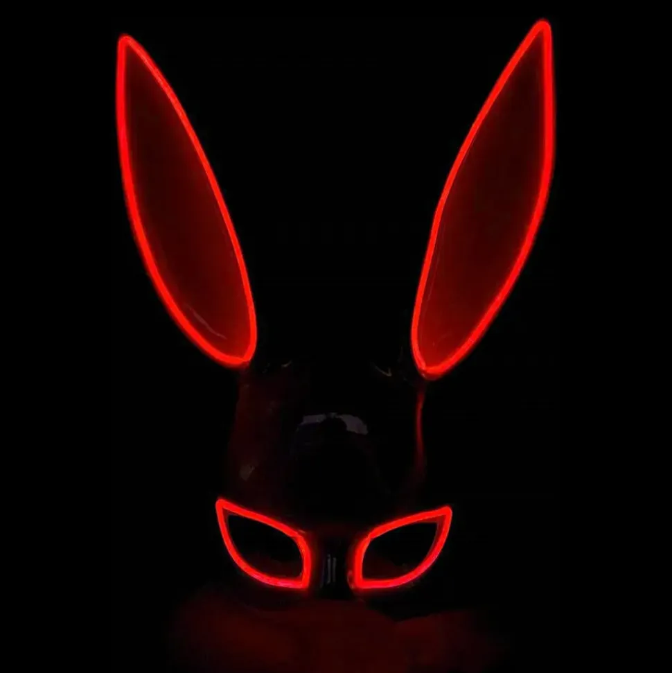 EL Wire Kanin LED Maske
