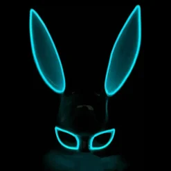 EL Wire Kanin LED Maske