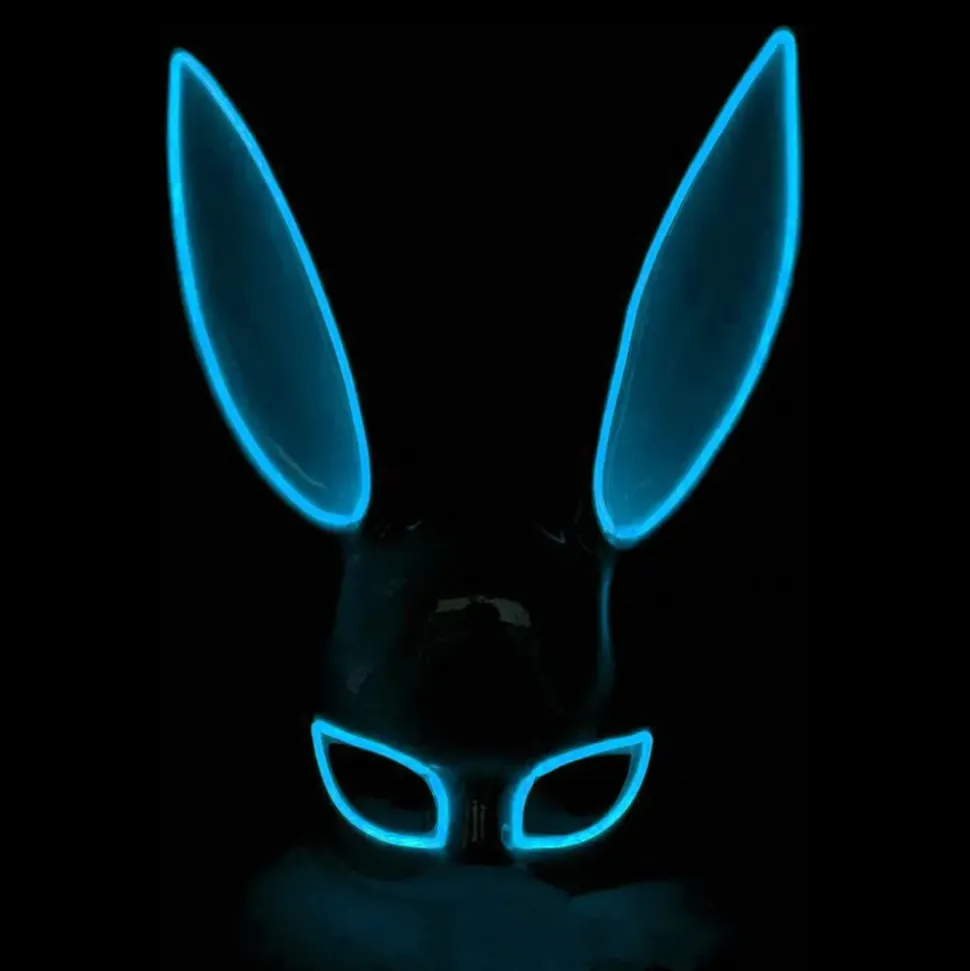 EL Wire Kanin LED Maske