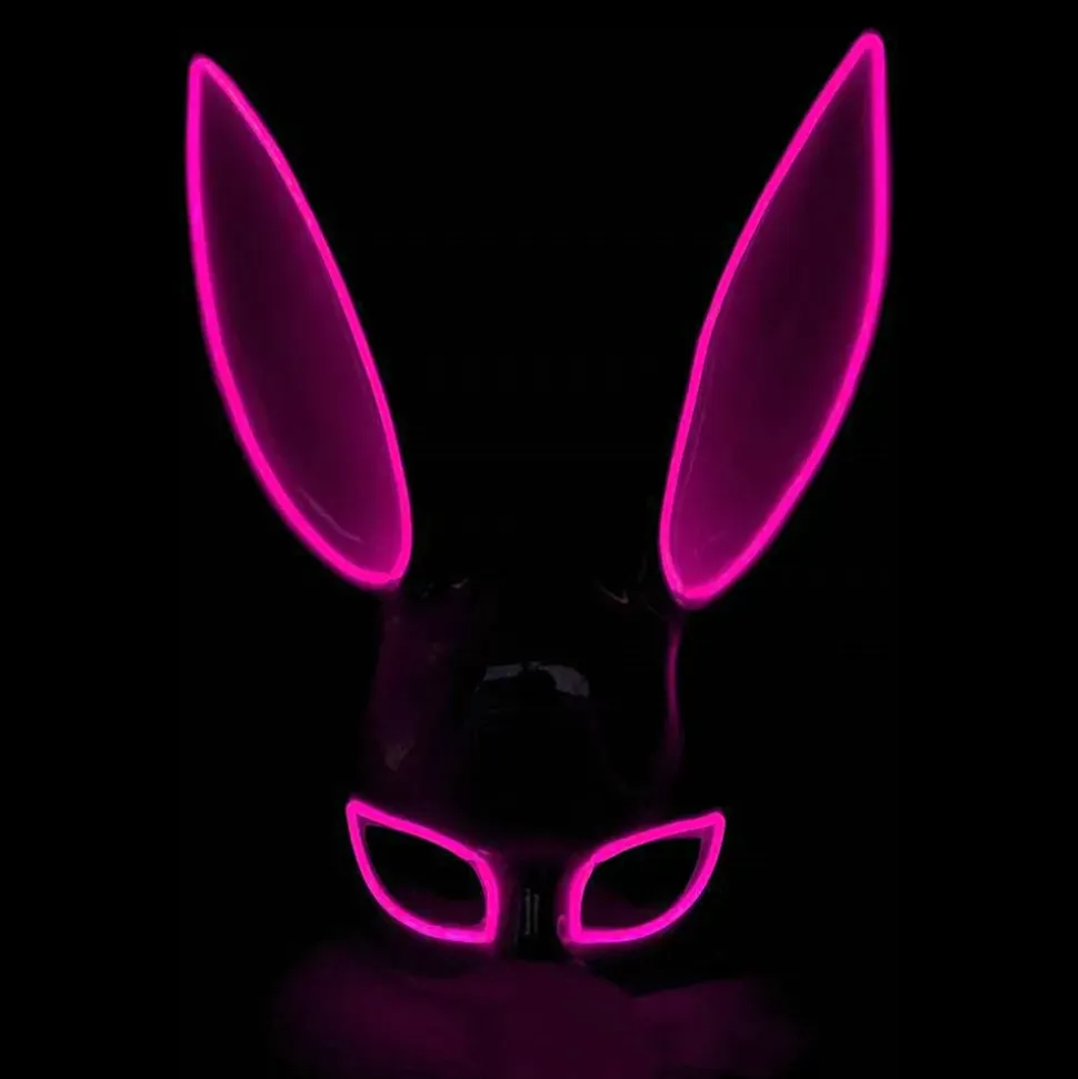 EL Wire Kanin LED Maske