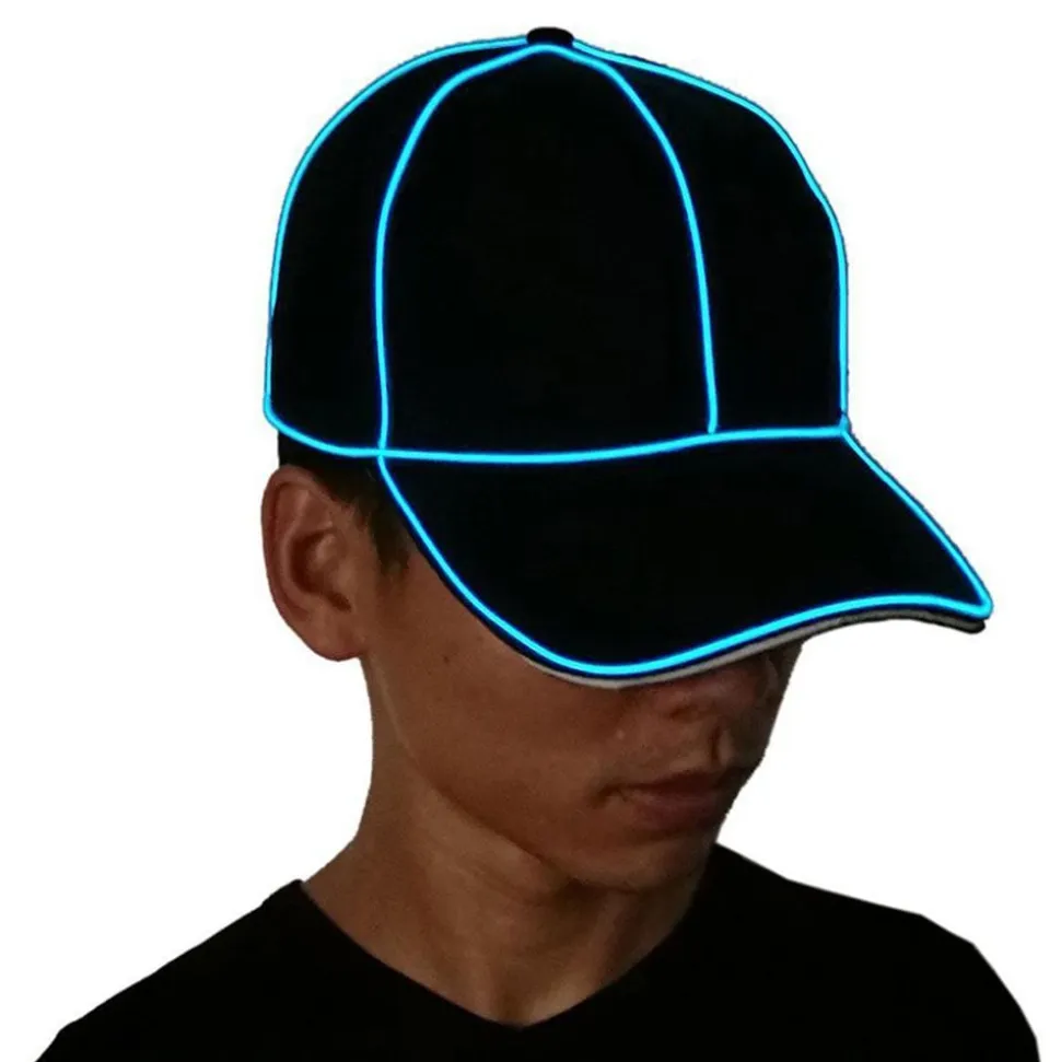 El Wire LED Cap