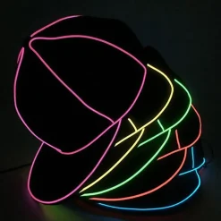 El Wire LED Cap